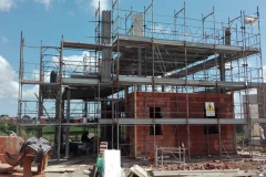 Mengarelli Costruzioni – Edificio in Osimo (AN) in via Fabriano – Struttura acciaio e tamponamenti in muratura