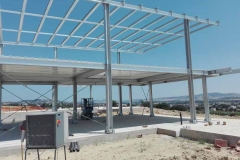 Dhomeus costruzioni – Edifici in via Molino Basso in Osimo (AN) – Struttura in acciaio e tamponamenti in muratura