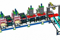 Linea formatura e accoppiaggio filtri cappe